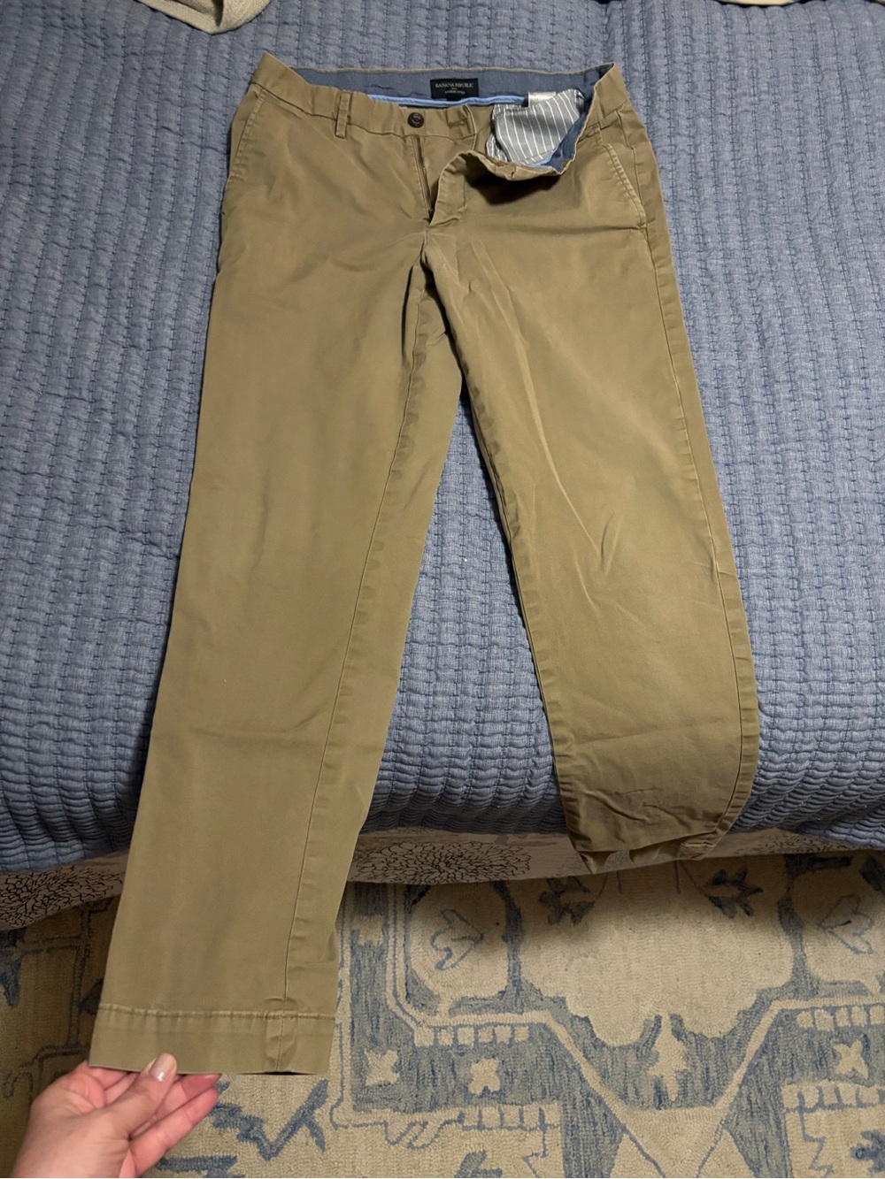 Banana Republic Men's Tan Chino Pants